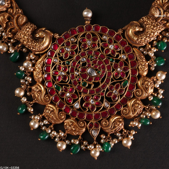 Short Necklace Kundan Nakshi
