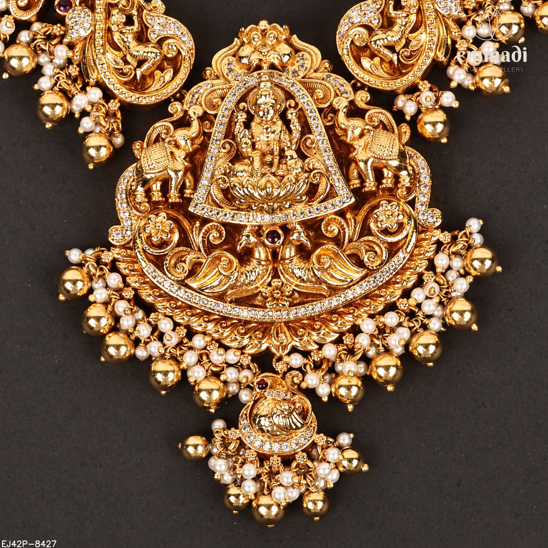 Short Necklace Premium Nakshi
