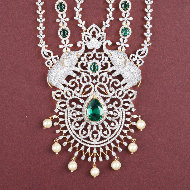 Long Necklace Premium Cz