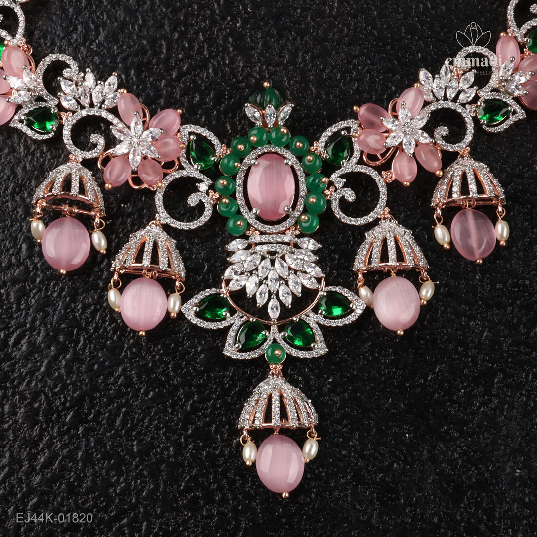 Short Necklace Gem Stone