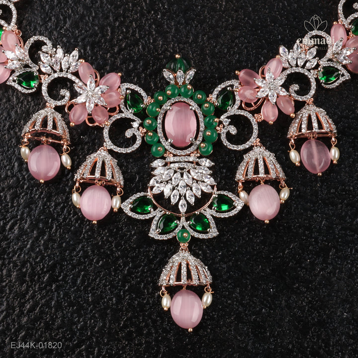 Short Necklace Gem Stone
