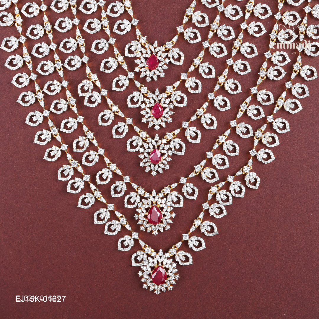 Long Necklace Premium Cz