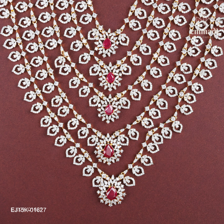 Long Necklace Premium Cz
