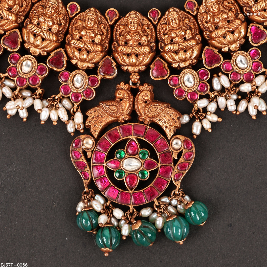 Short Necklace Kundan Nakshi