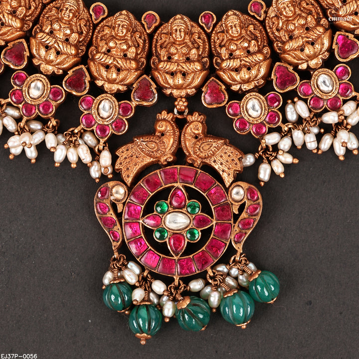 Short Necklace Kundan Nakshi