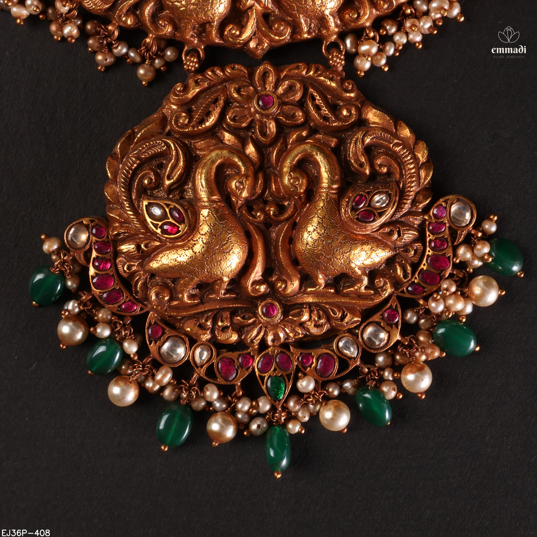 Short Necklace Kundan Nakshi