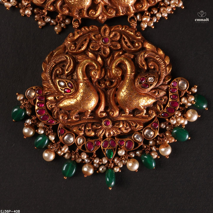 Short Necklace Kundan Nakshi