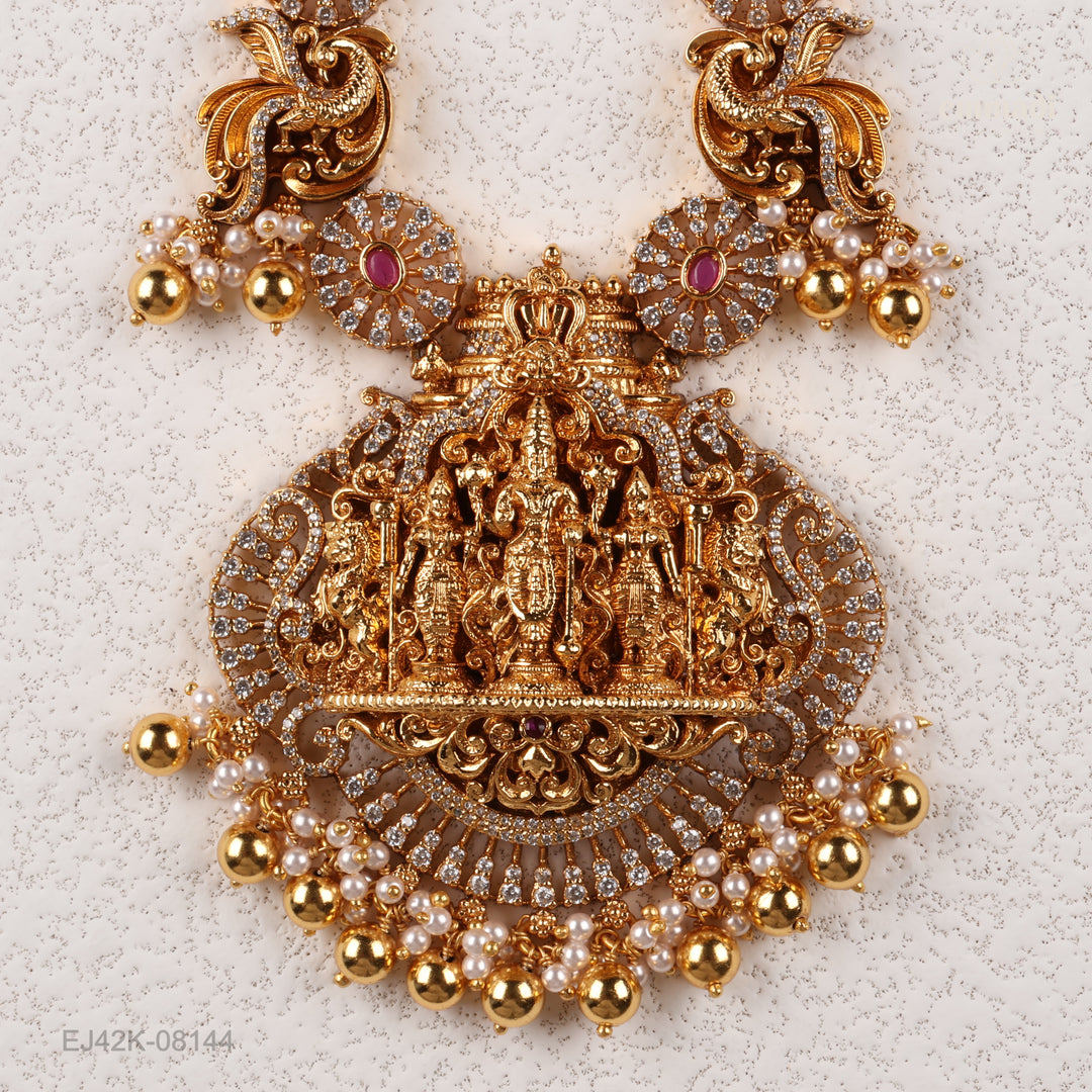 Long Necklace Premium Nakshi