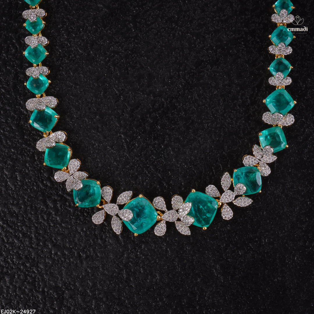 Short Necklace Premium Cz
