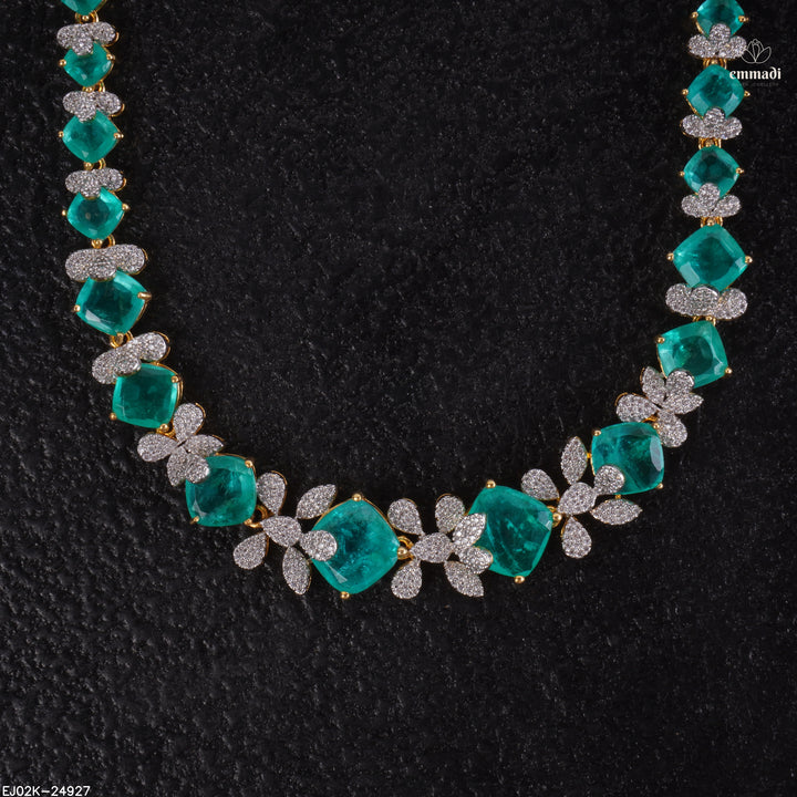 Short Necklace Premium Cz