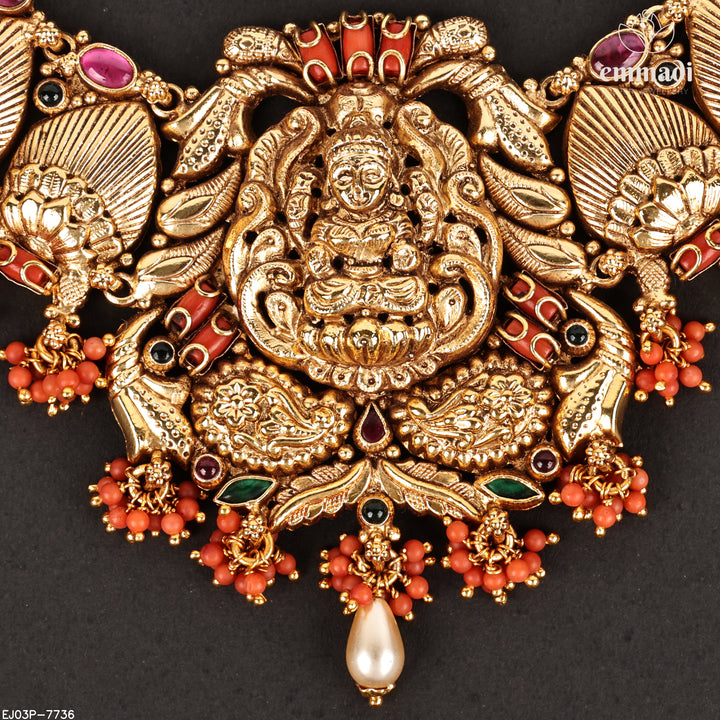 Short Necklace Kundan Nakshi