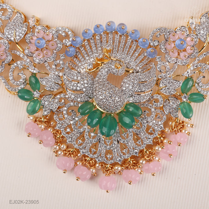 Short Necklace Gem Stone
