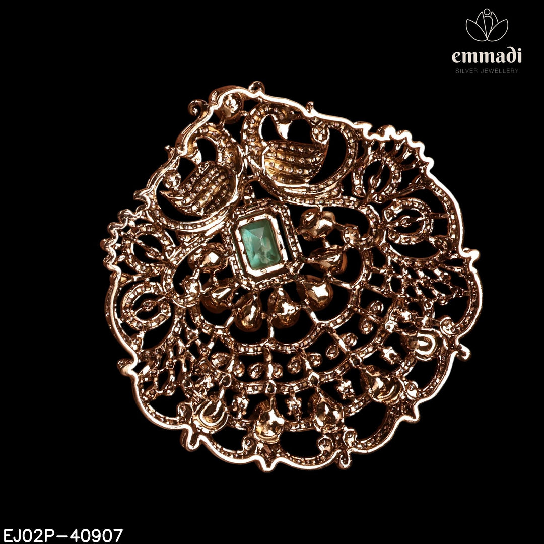 Pendant Brouch Moissanite