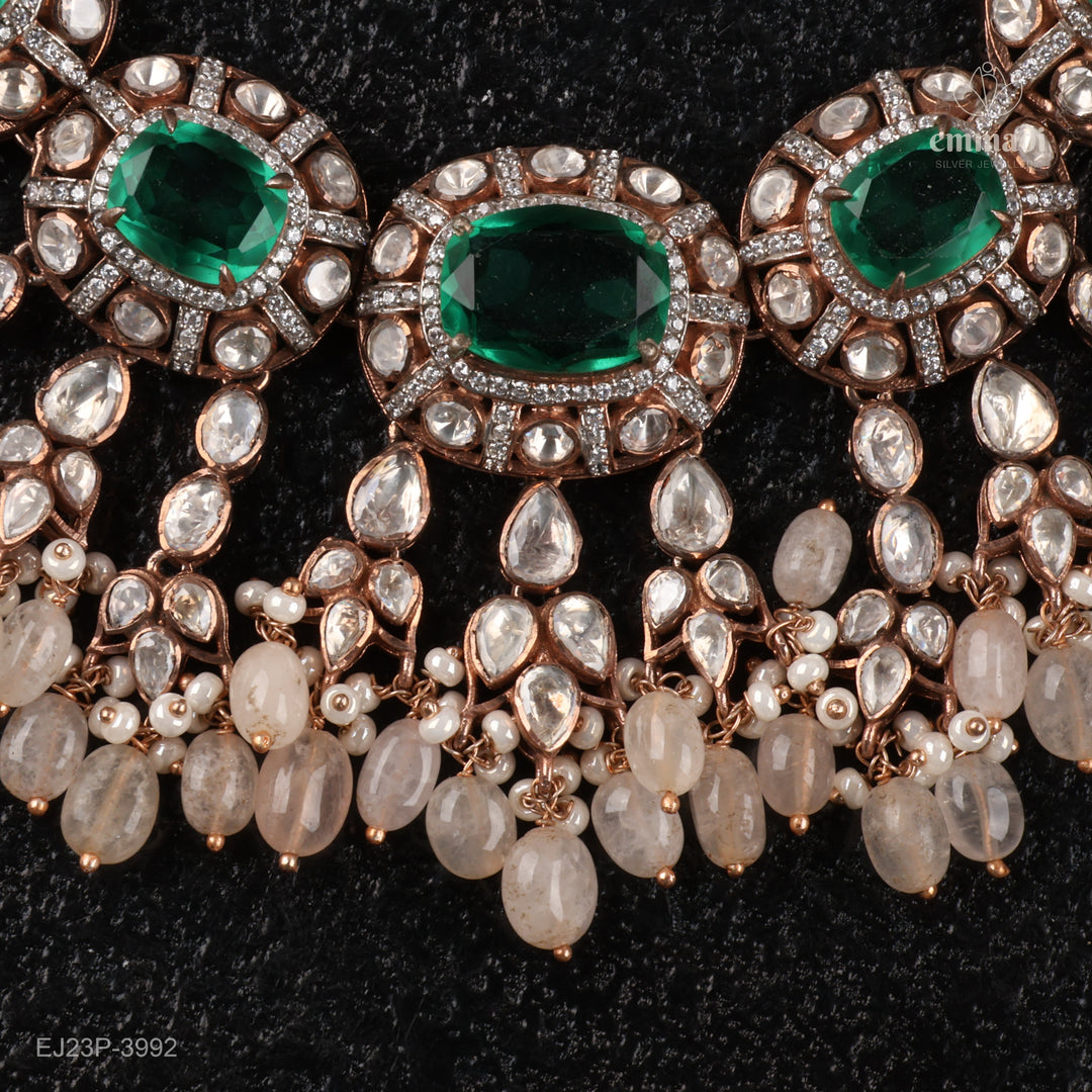 Short Necklace Gem Stone