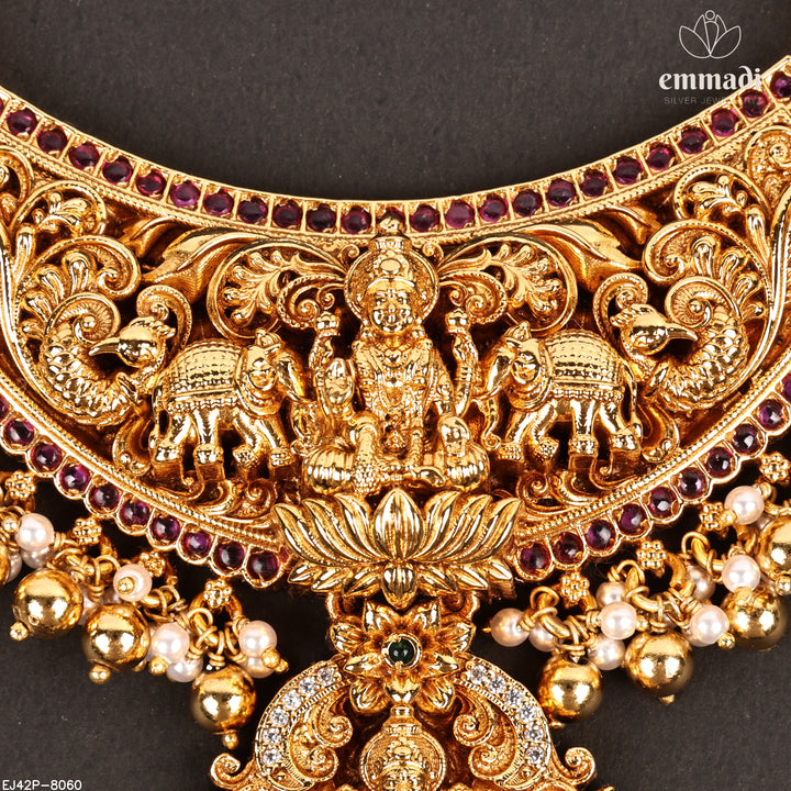 Short Necklace Premium Nakshi