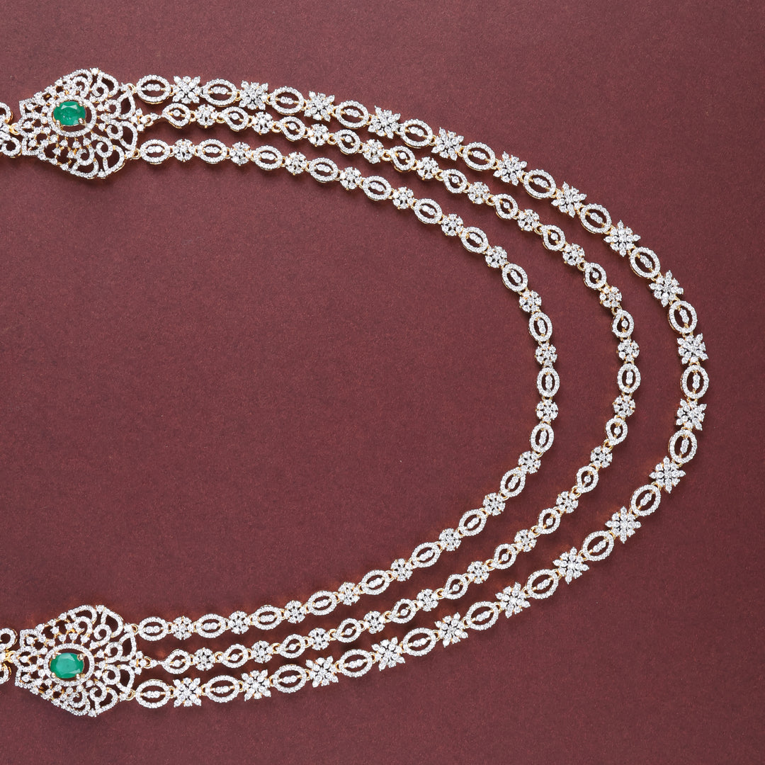 Long Necklace Premium Cz
