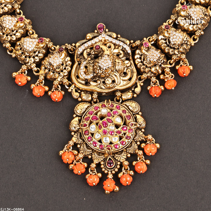 Short Necklace Kundan Nakshi
