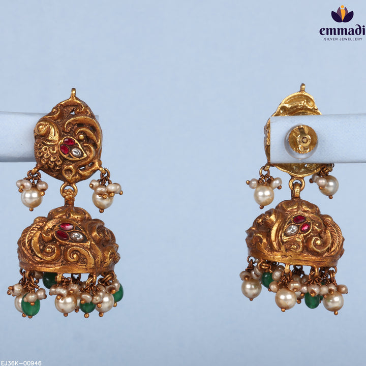Jhumka Kundan Nakshi