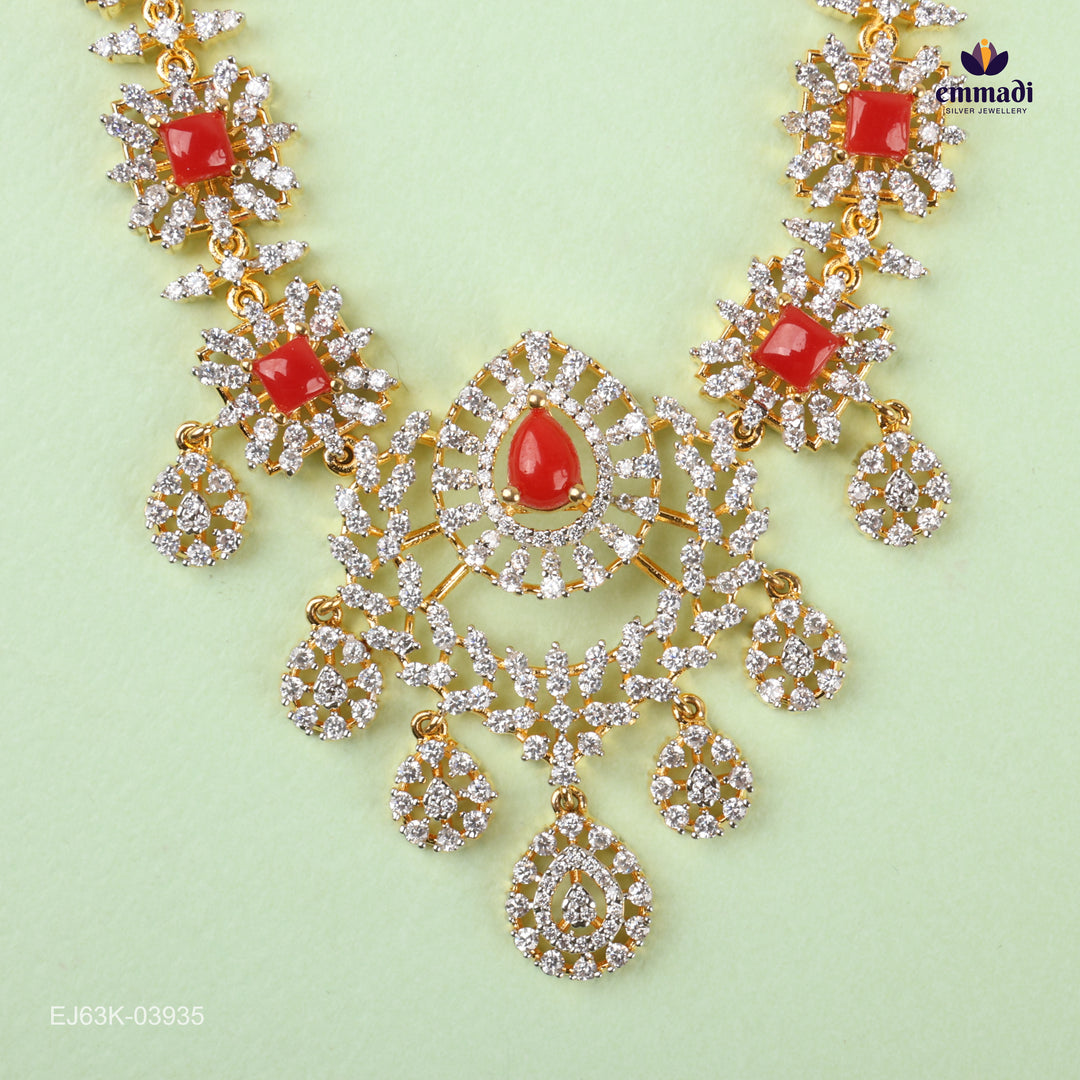 Short Necklace Premium Cz