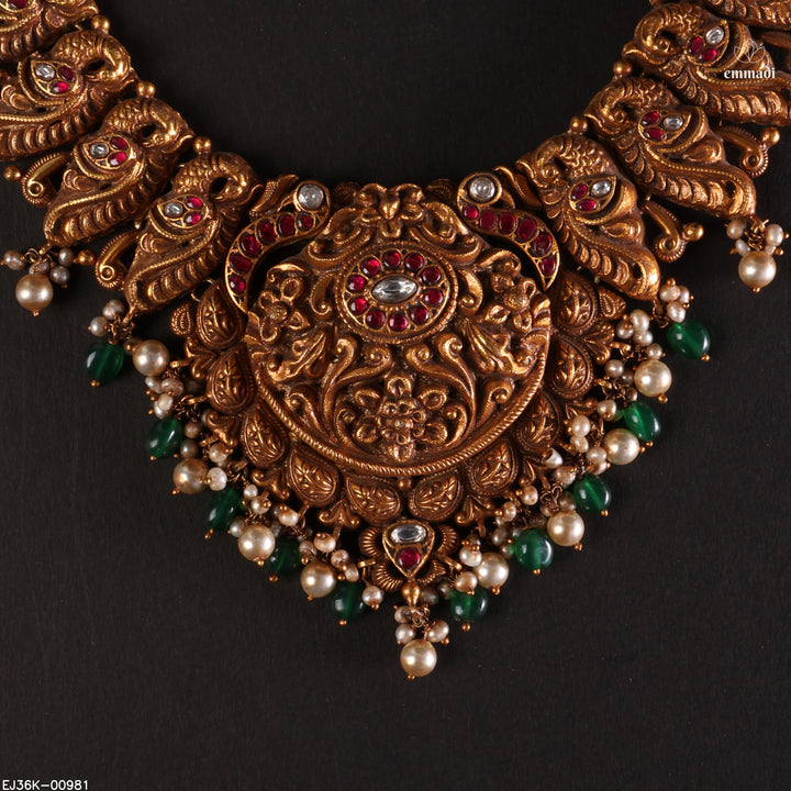 Short Necklace Kundan Nakshi