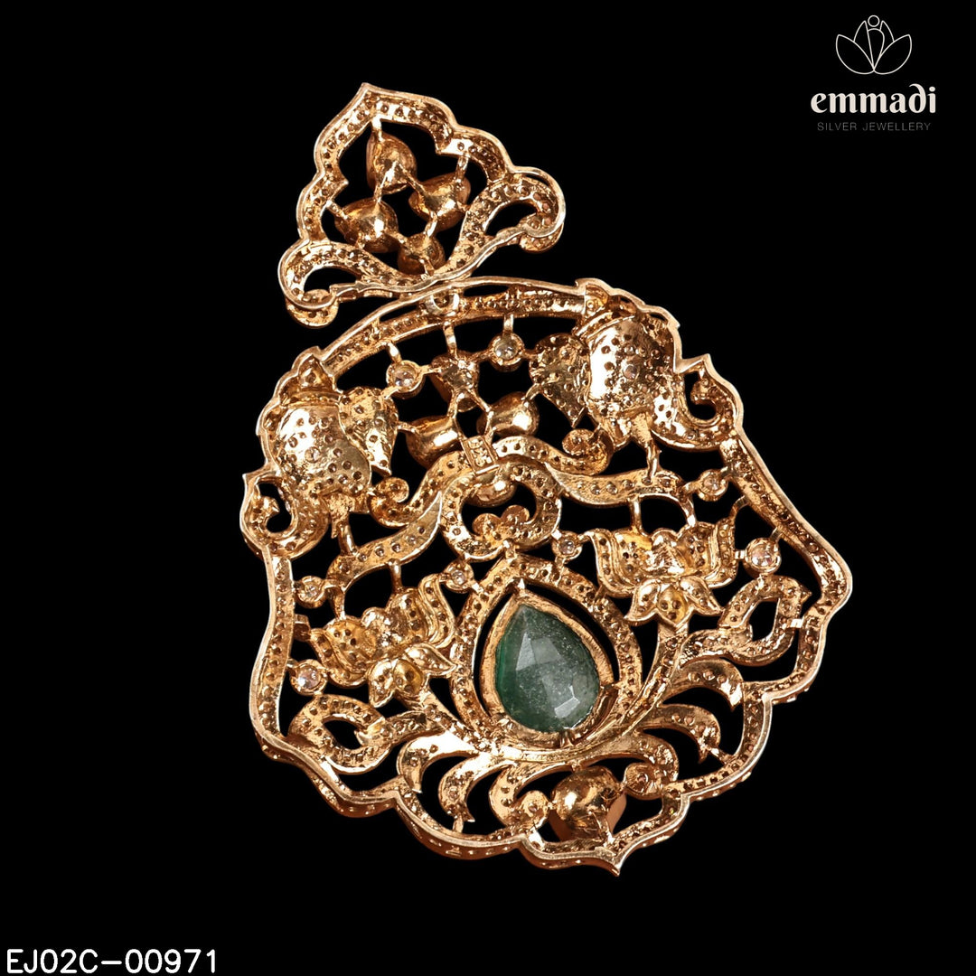 Pendant Brouch Moissanite