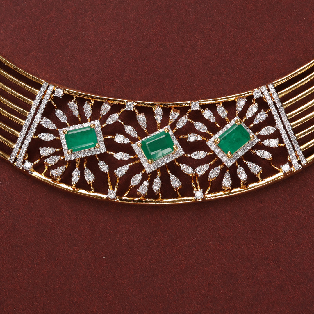 Short Necklace Premium Cz