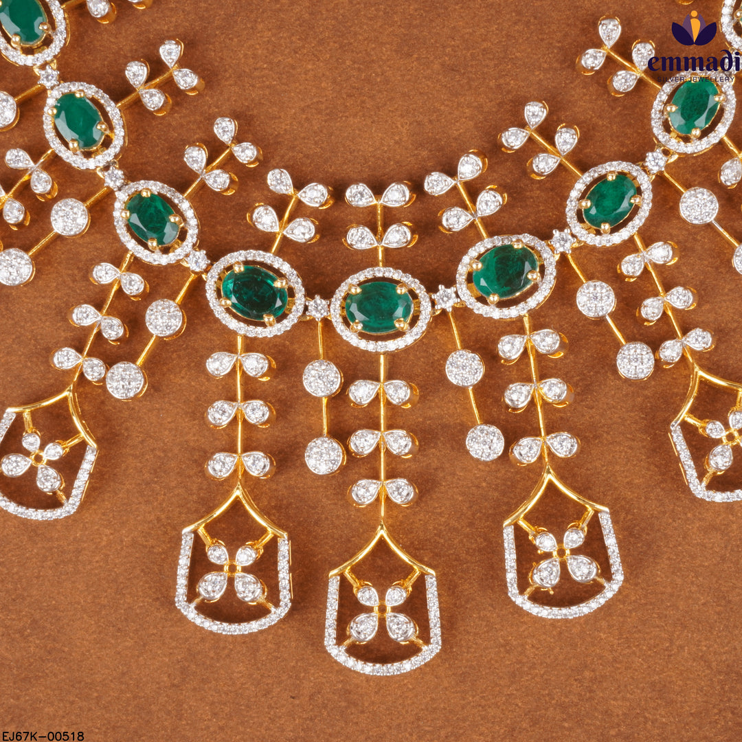 Short Necklace Premium Cz