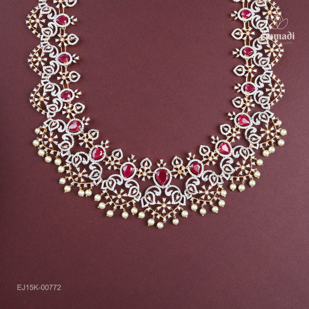 Long Necklace Premium Cz