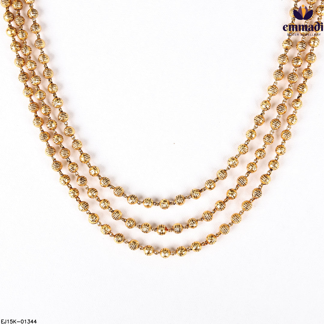 Long Necklace Kundan Nakshi