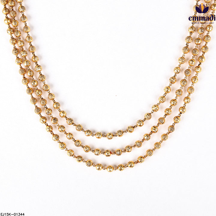 Long Necklace Kundan Nakshi