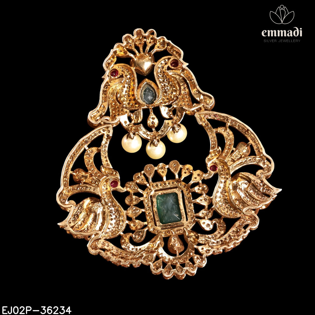 Pendant Brouch Moissanite