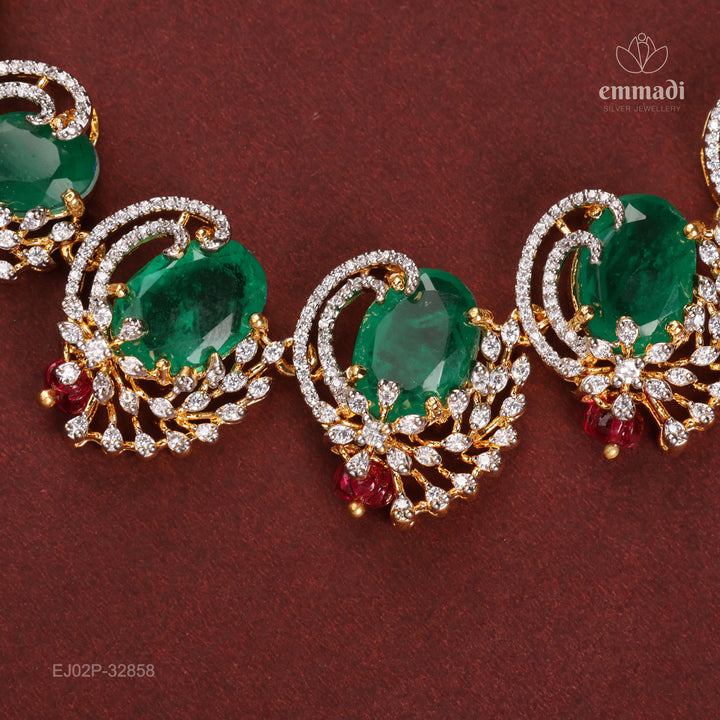 Short Necklace Premium Cz
