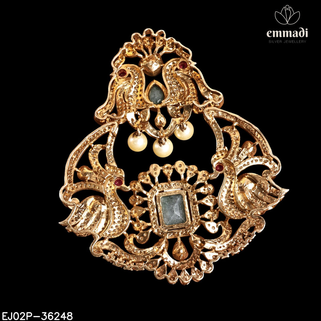 Pendant Brouch Moissanite