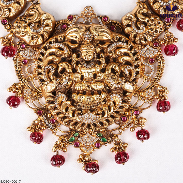 Long Necklace Kundan Nakshi