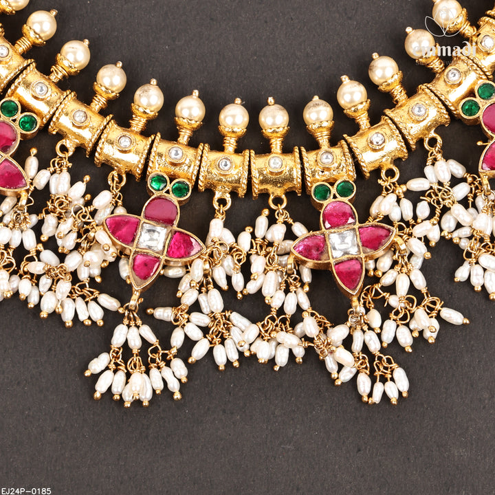 Short Necklace Kundan