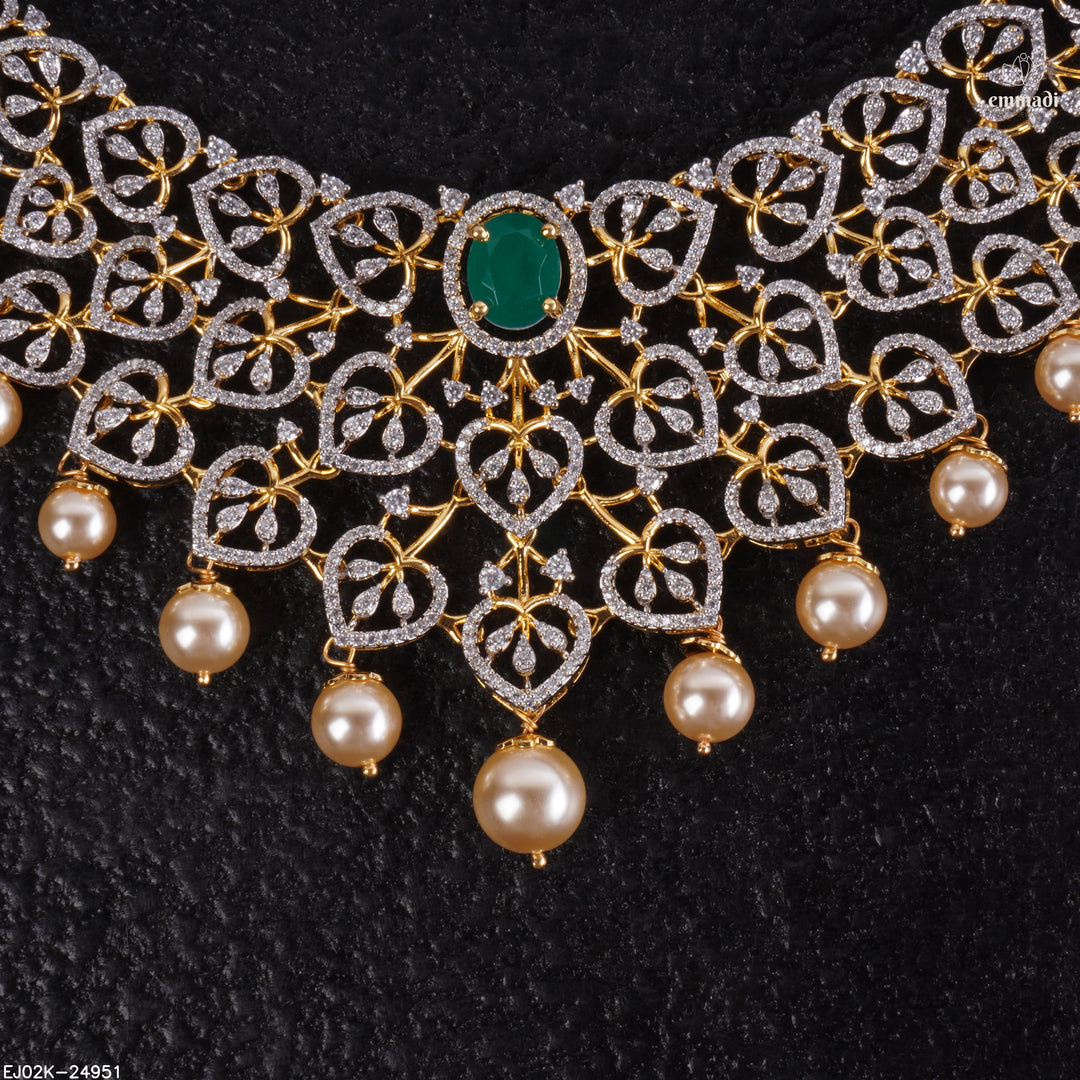 Short Necklace Premium Cz