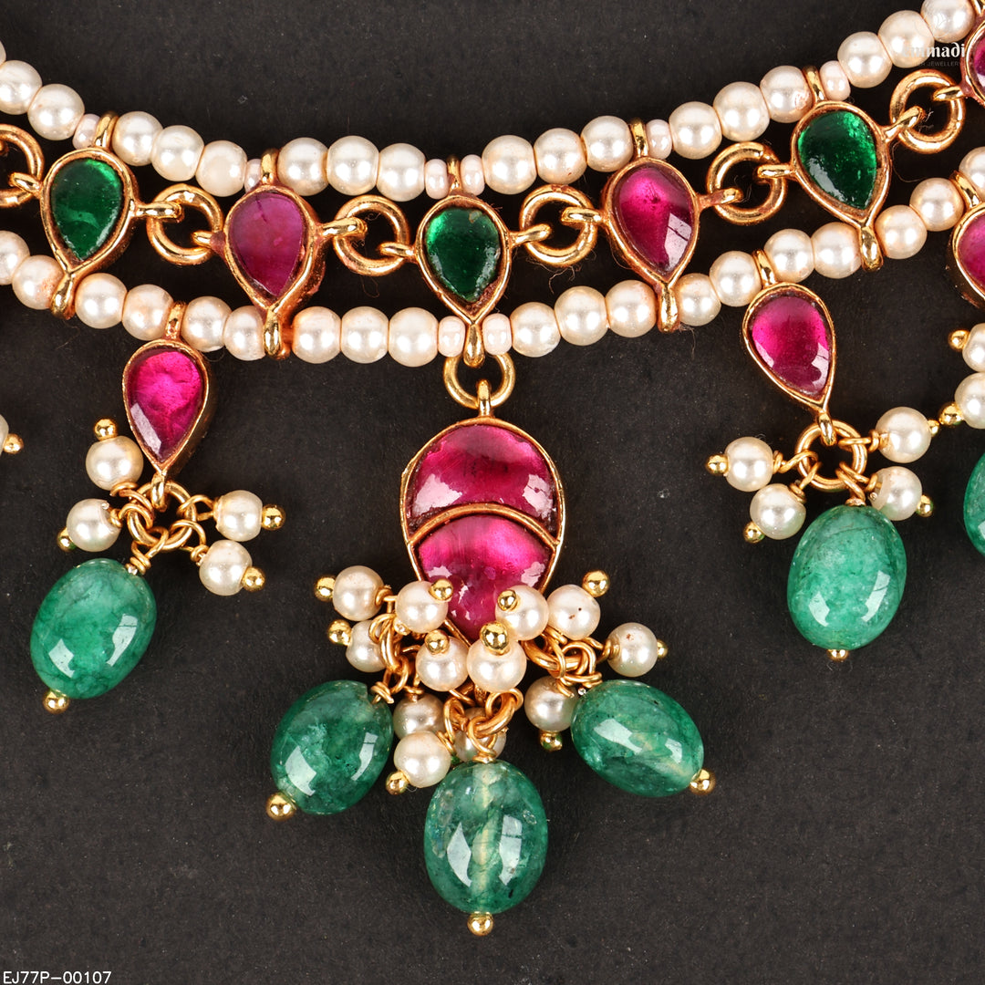 Short Necklace Kundan