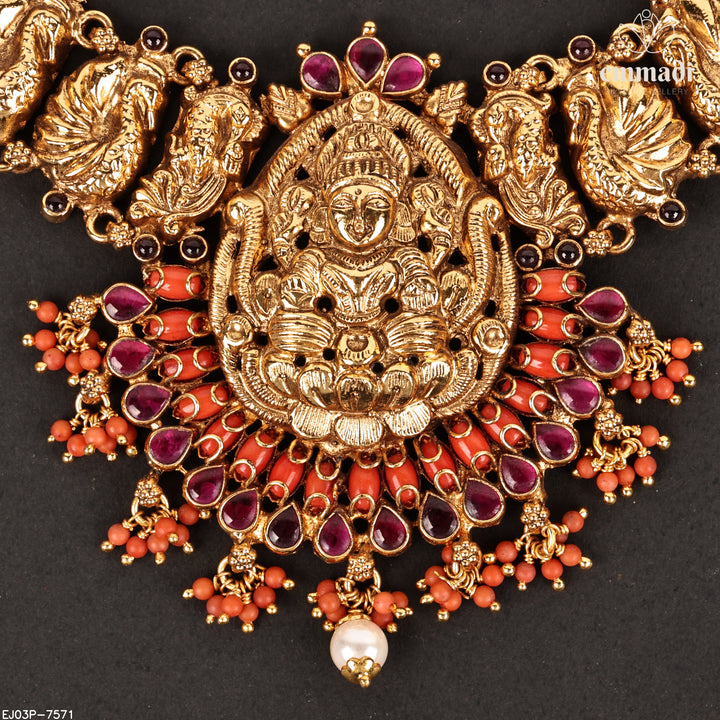 Short Necklace Kundan Nakshi