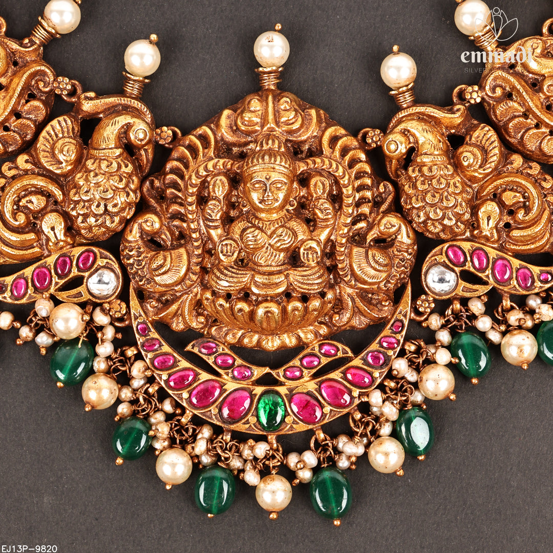 Short Necklace Kundan Nakshi