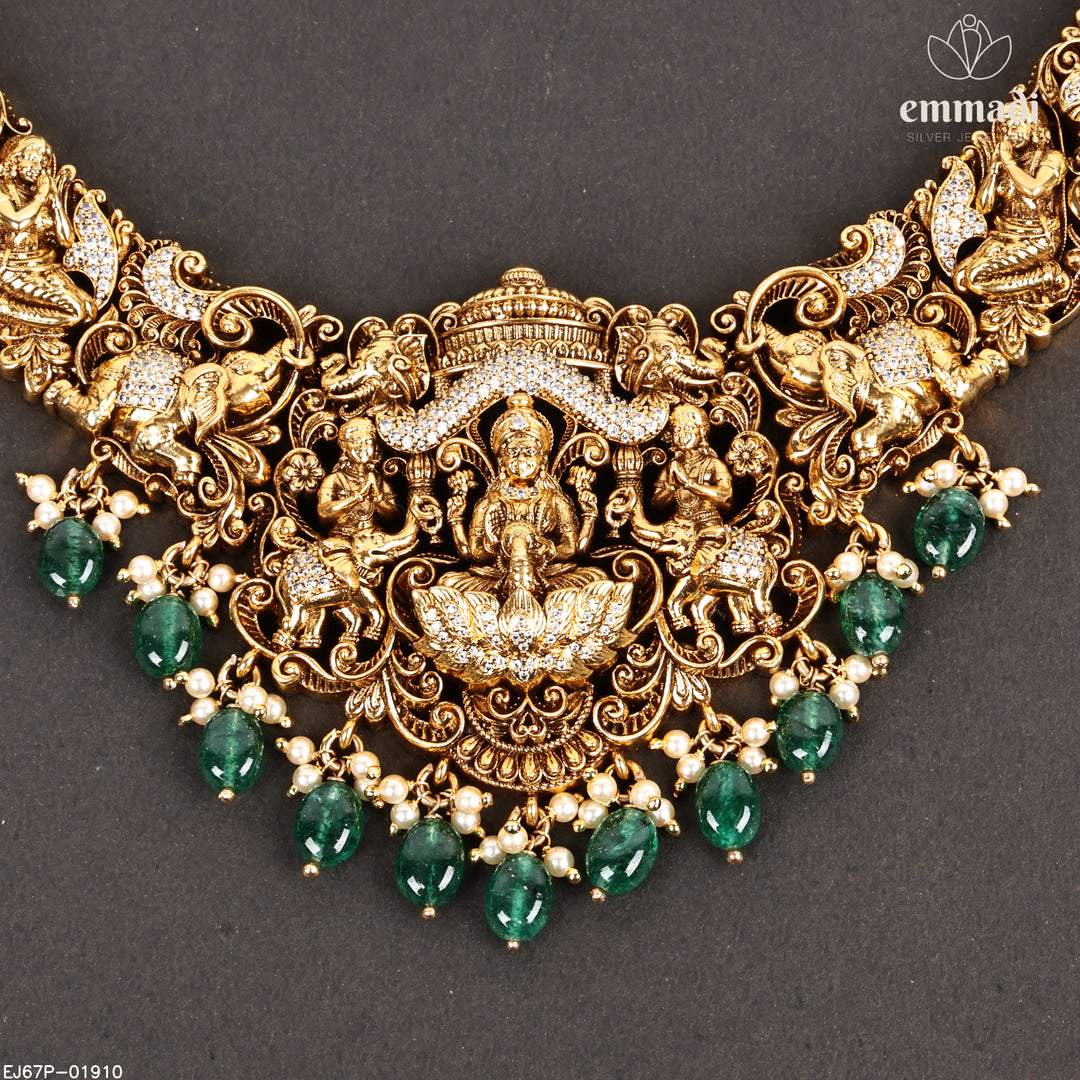 Short Necklace Premium Nakshi