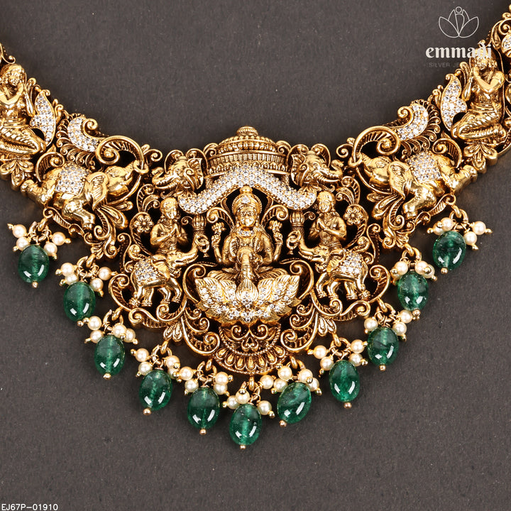 Short Necklace Premium Nakshi
