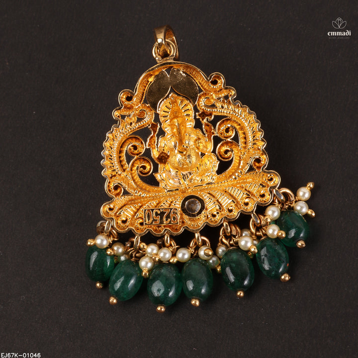 Pendant Premium Kundan Nakshi