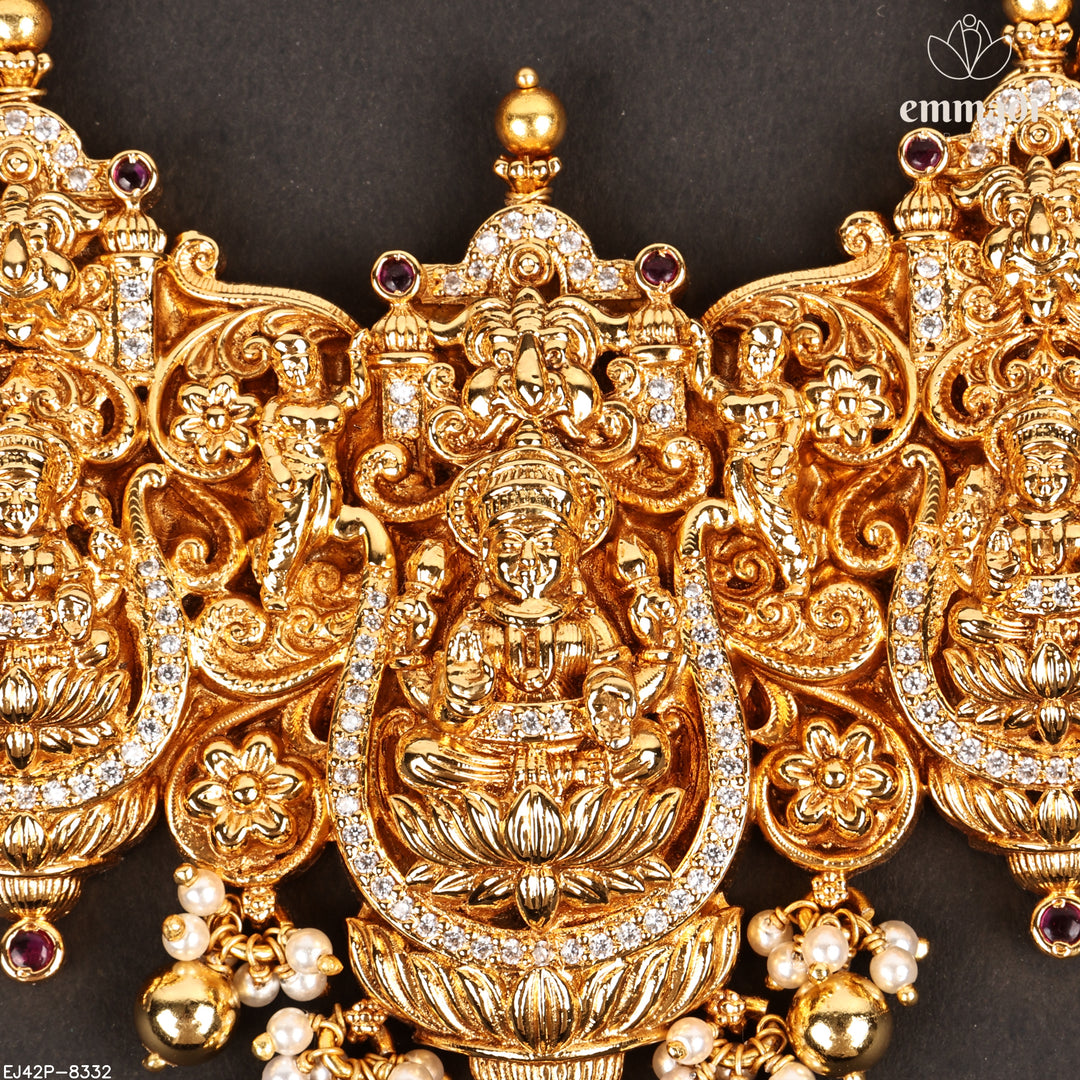 Short Necklace Premium Nakshi