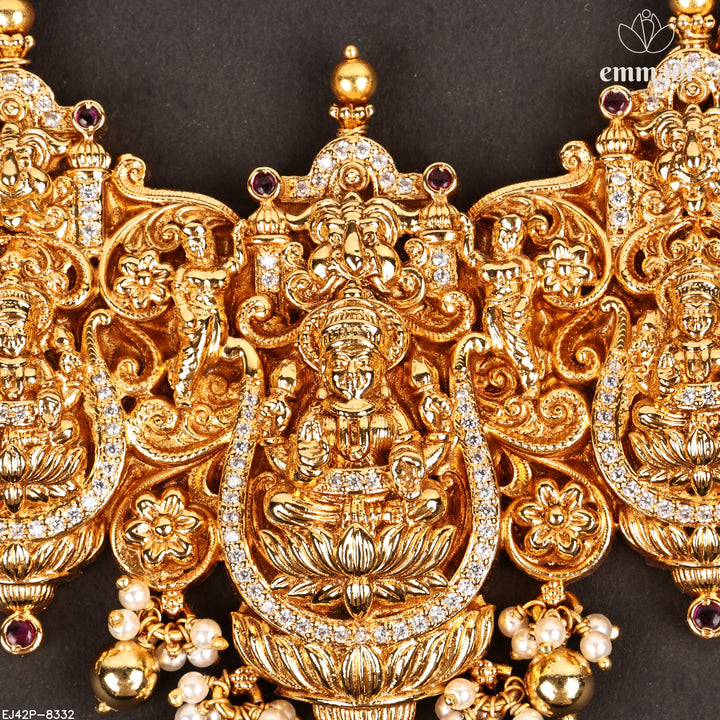 Short Necklace Premium Nakshi