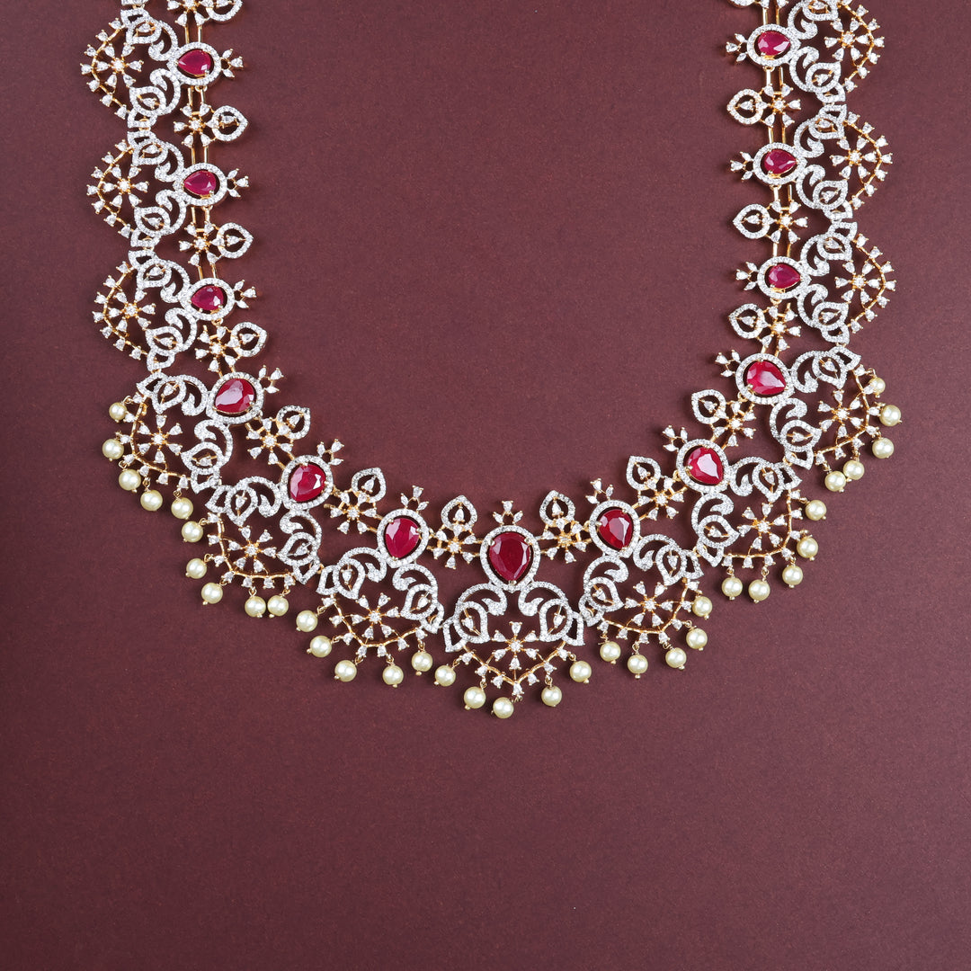 Long Necklace Premium Cz
