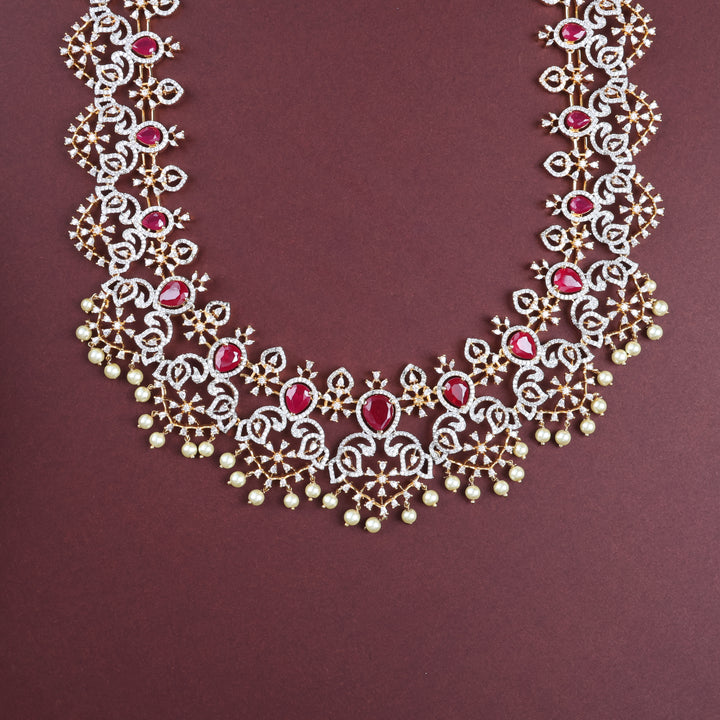 Long Necklace Premium Cz