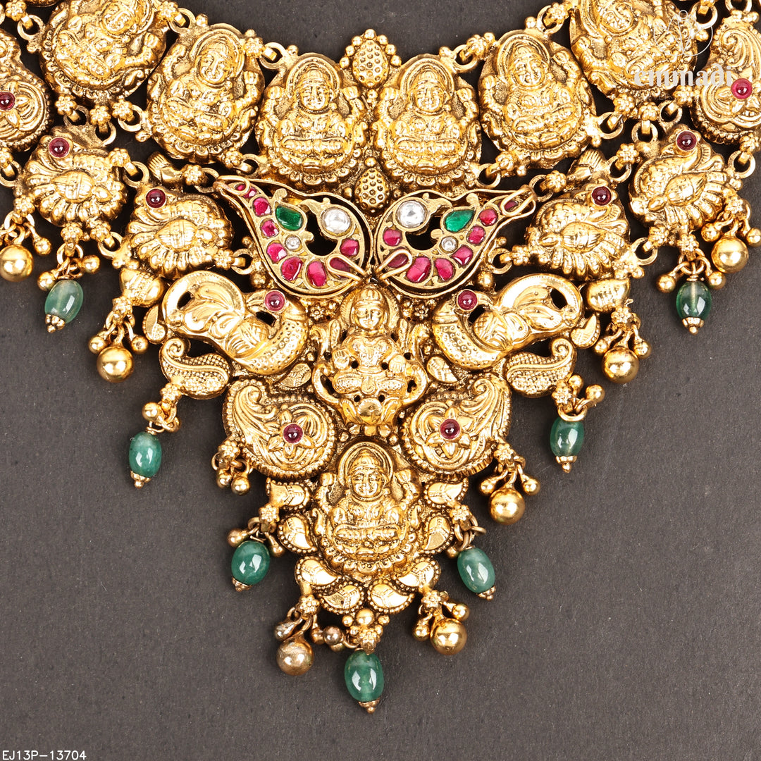 Short Necklace Kundan Nakshi