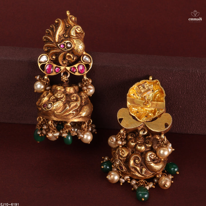 Jhumka Kundan Nakshi