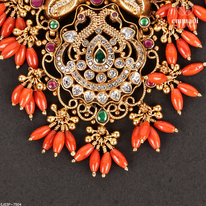 Short Necklace Kundan Nakshi