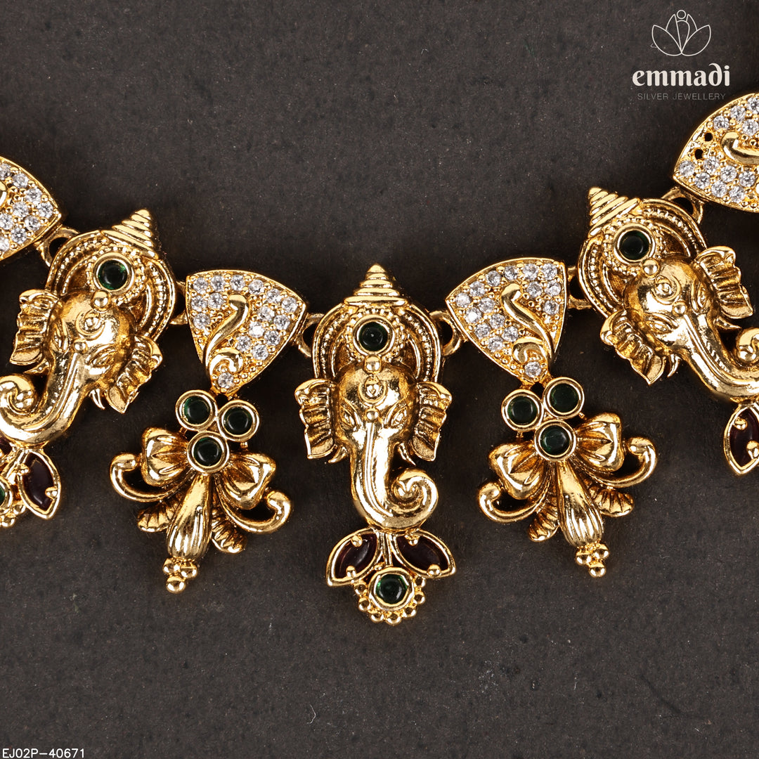 Short Necklace Antique